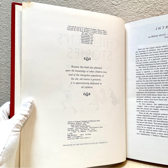 Classic Volland Edition Great Children’s Stories. Hardcover. - Picture 4 of 10